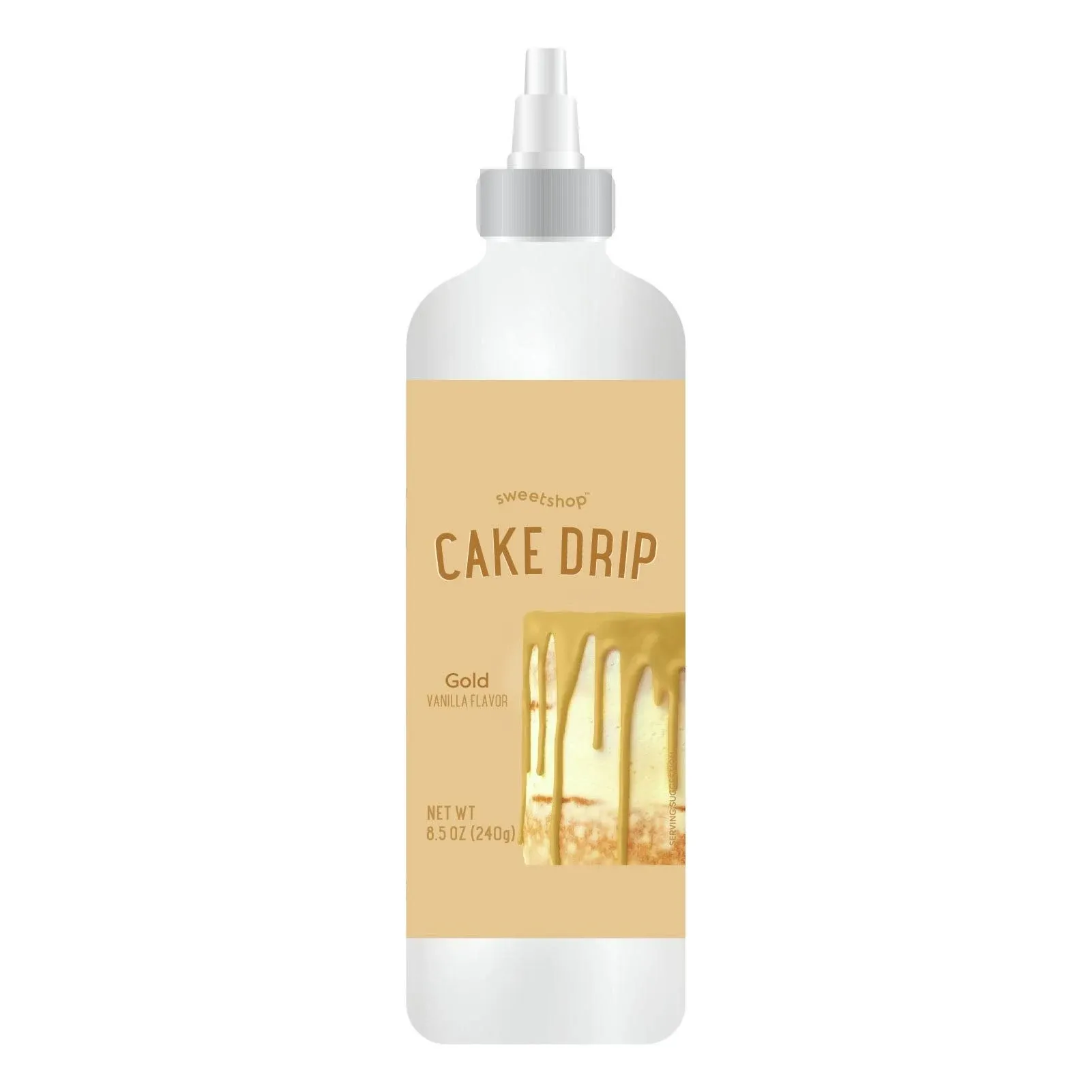 AC Sweetshop 8.5 oz Gold Cake Drip