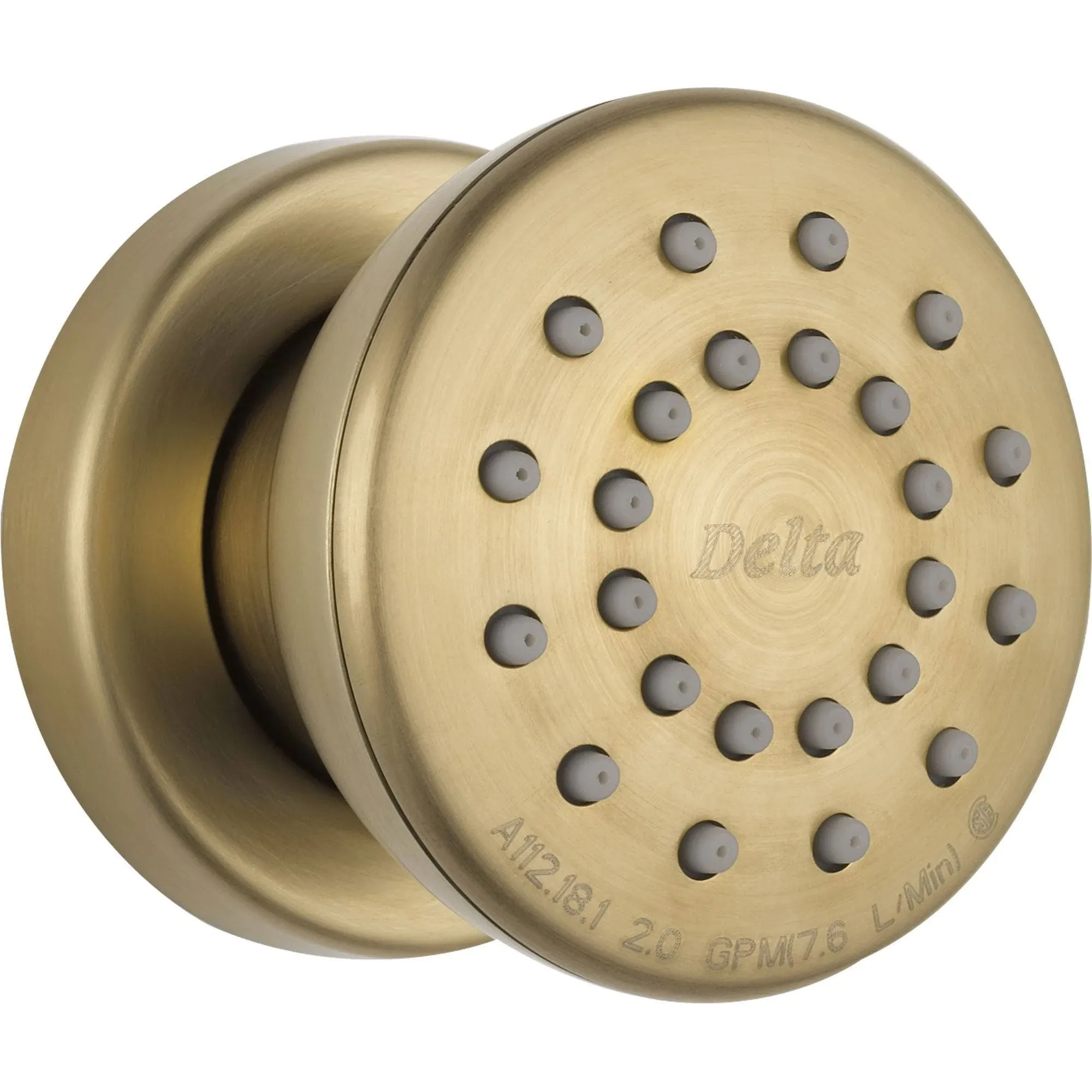 Delta 50102-CZ Singe Function Round Shower Body Spray, Champagne Bronze