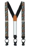 MEN'S BIRDS OF PROSPERITY SILK SUSPENDER BRACES