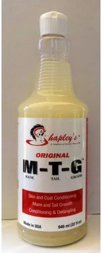 Shapley's 32 fl oz Original M T G Skin Healing and Hair Growth Skin Treatment Mane and Tail Detangler