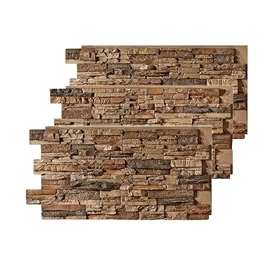 AZ Faux High-Density Polyurethane Faux Stone Wall Covering Panels for Interior ...