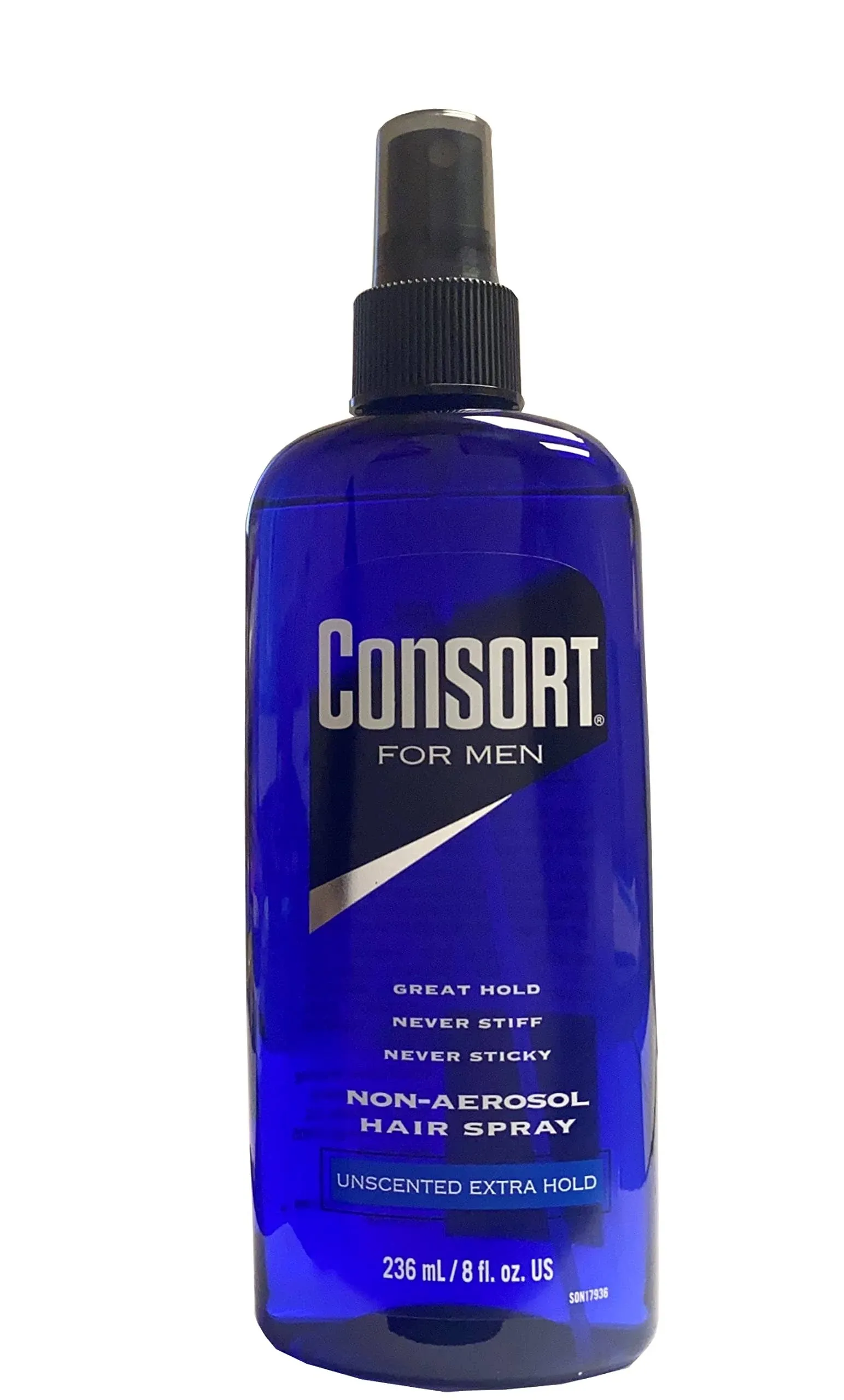 Consort for Men Hair Spray, Extra Hold, Unscented, Non-Aerosol - 8 oz