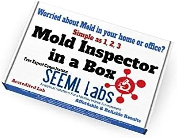 Seeml Labs DIY Mold 3 Test Kit (Same Day Results) Expert Consultation and AIHA-LAP, LLC Accredited Lab Analysis Included