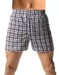 Hanes Boxer Shorts, S, Assorted Tartan - 5 pack