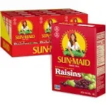 Sun-Maid California Sun-Dried Raisins - (12 Pack) 12 oz Sharing-Size Box - Dried Fruit Snack for Lunches, Snacks, and Natural Sweeteners