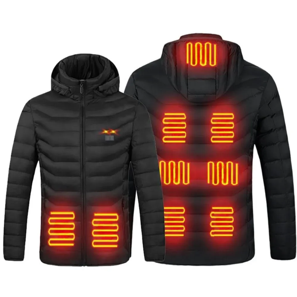 Super Therma Heated Jacket for Women and Men with Battery Pack 5V Heated Coat ...