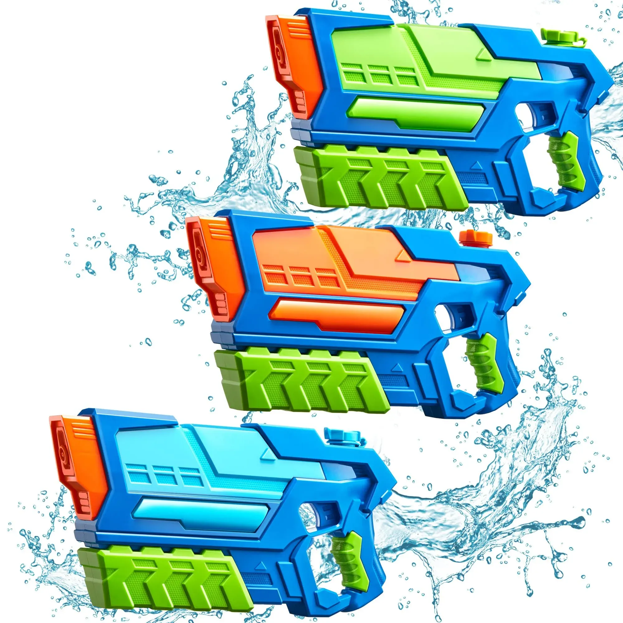 JOYIN 3 in 1 Aqua Phaser High Capacity Water Gun Super Water Soaker Blaster ...