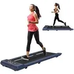 Exerpeutic Supermax 400 lbs. Weight Capacity Walking Pad Treadmill, Heavy Duty Home Office Under Desk Treadmill, Up to 3 MPH Speed