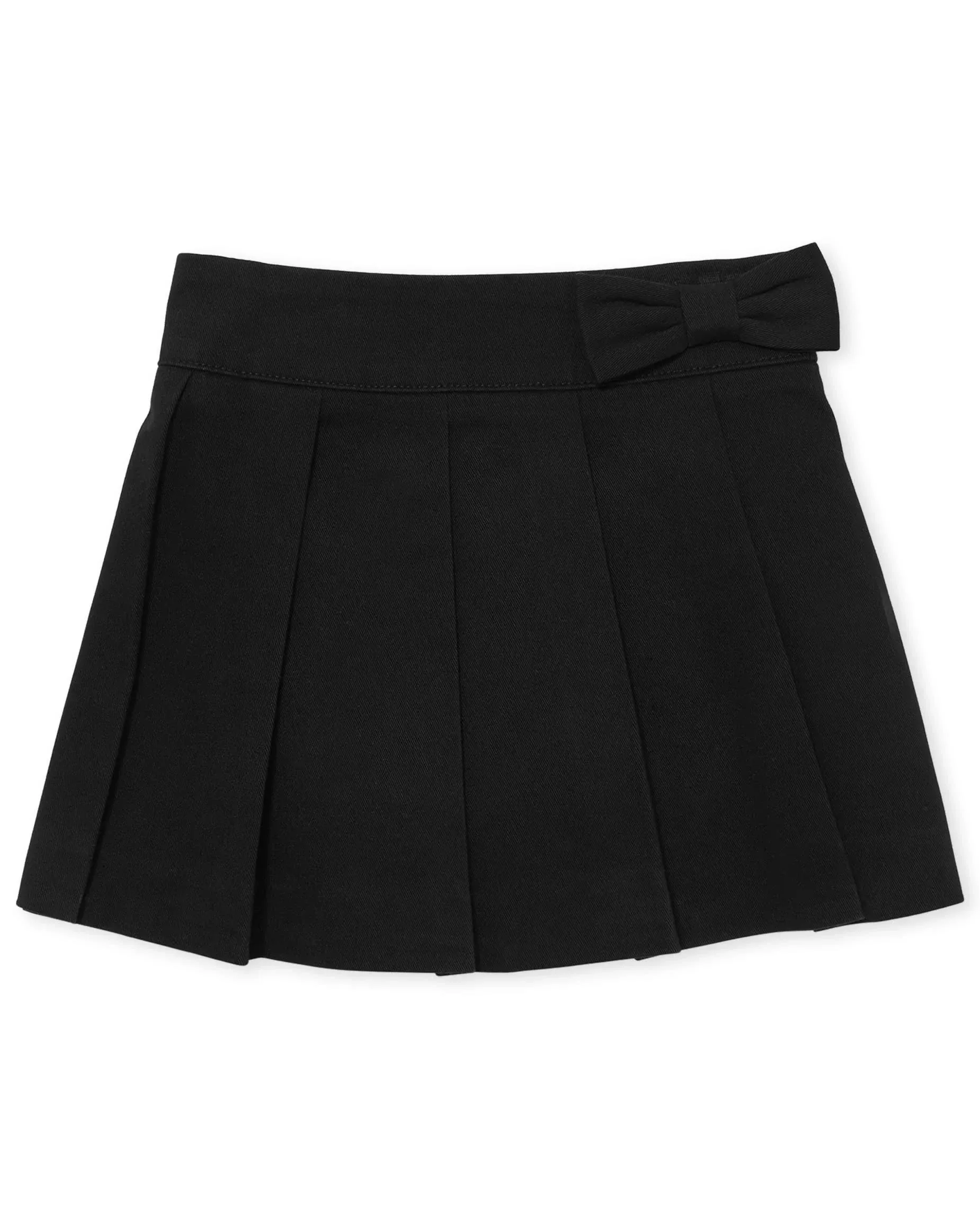 Toddler Girls Uniform Bow Pleated Skort - Tidal