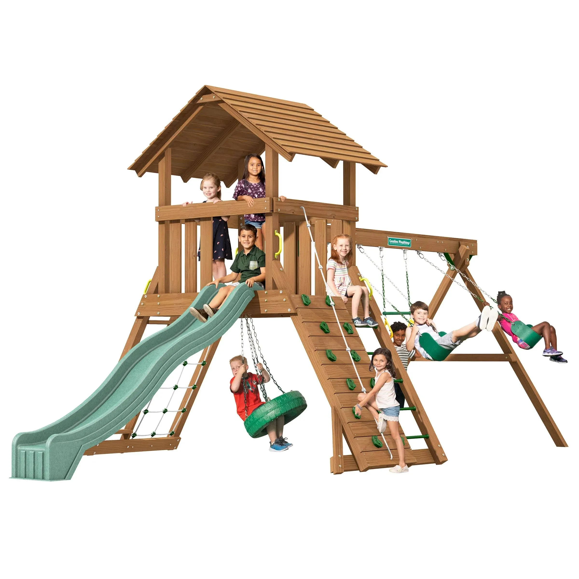 Creative Playthings (Classic Series) Northbridge Swing Set Made in The USA ...