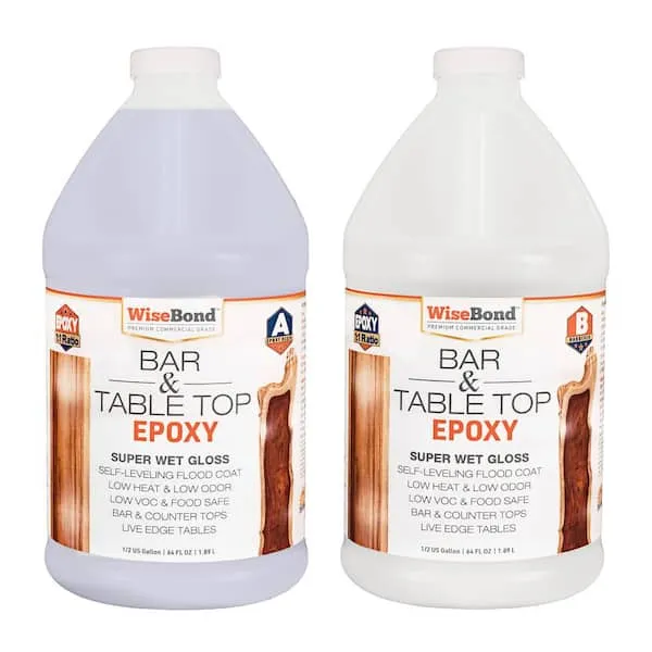 DeckWise WiseBond Table Top Epoxy Resin 1-GL Kit