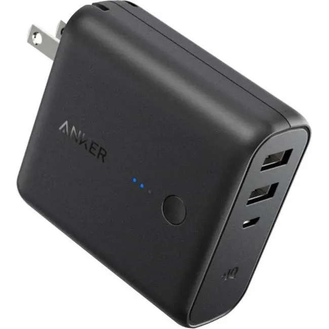 Anker PowerCore Fusion, Portable Charger 5000mAh with Dual USB Wall Charger