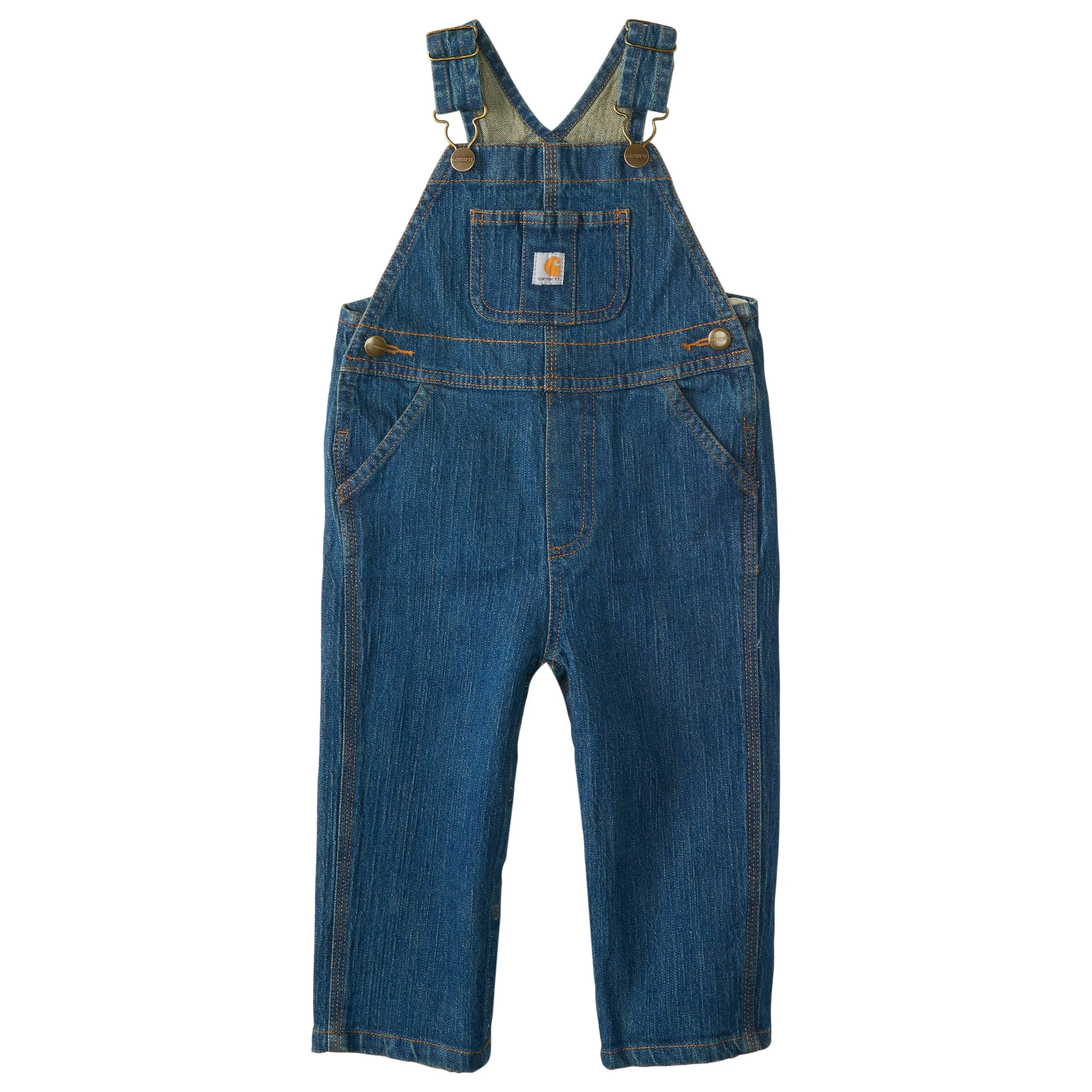 Carhartt Washed Denim Bib Overall | Medium Wash | 18M