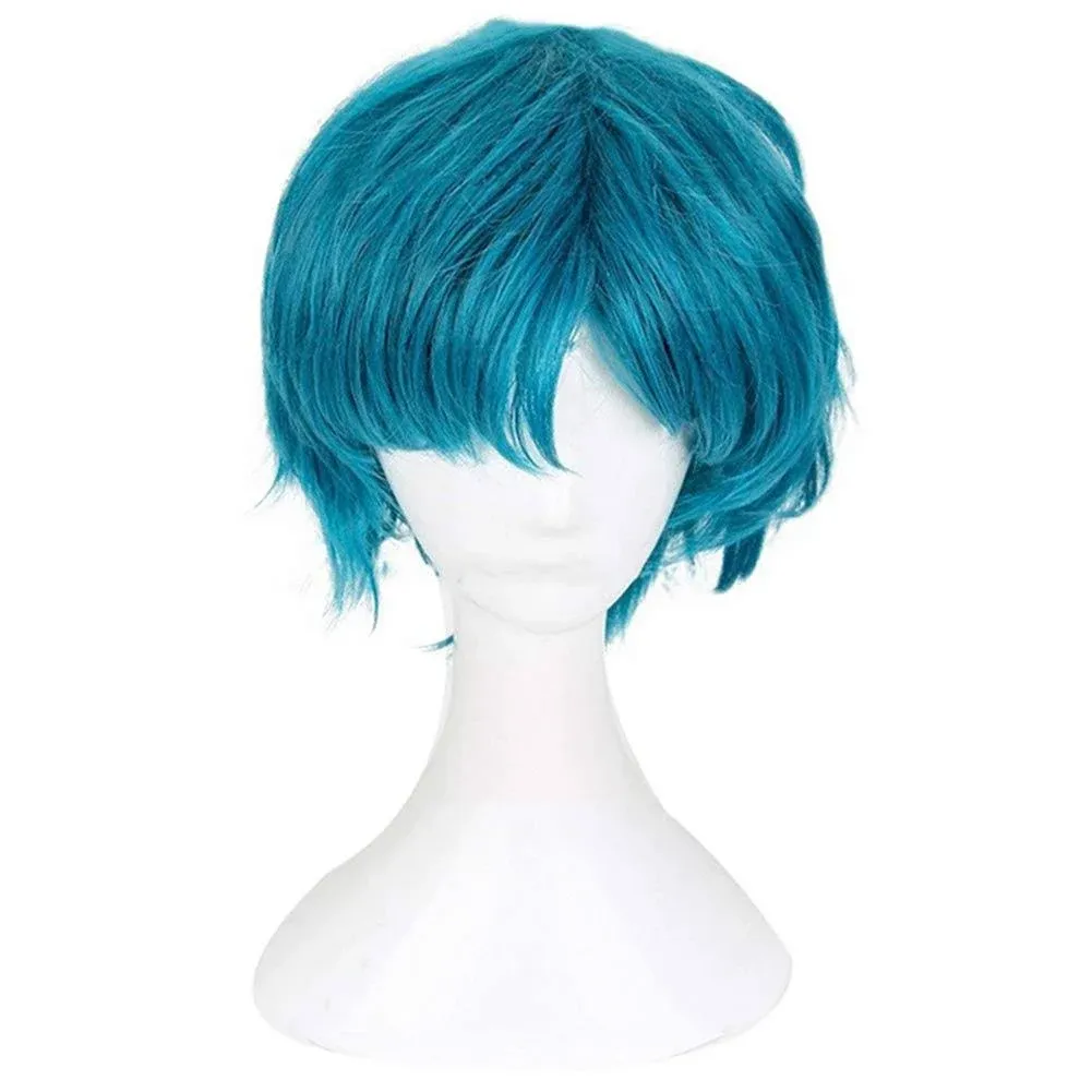 Xingwang Queen Anime Cosplay Wig Short Blue Green Women Girls' Party Wigs with ...