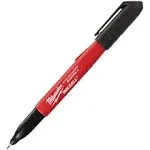 Milwaukee 48-22-3150 12 Pack INKZALL Black Ultra Fine Point Markers