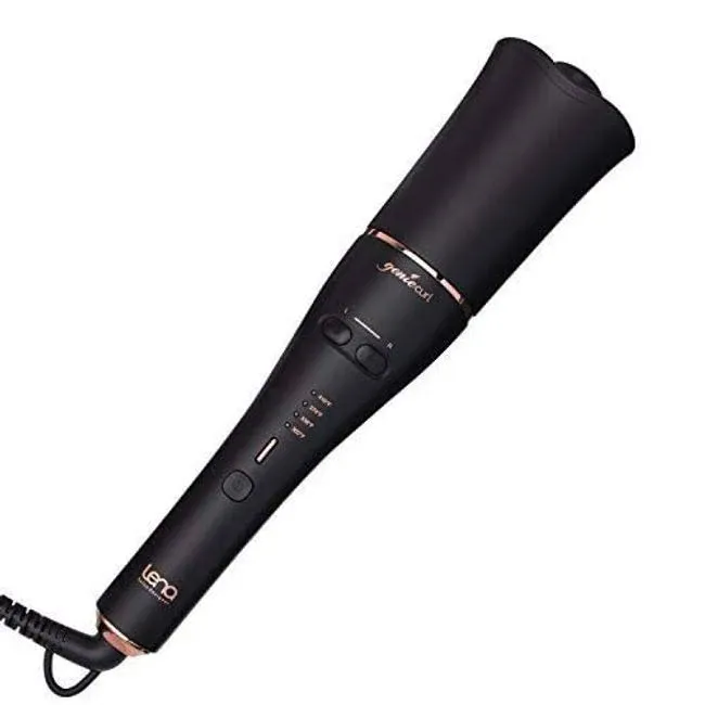 Lena Geniecurl Auto Hair Curling Wand with Ceramic Ionic Barrel & Smart Anti ...