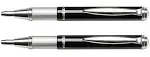 Zebra 10110 Telescopic Ballpoint Pens (Pack of 2) 1mm, Pocket Clip