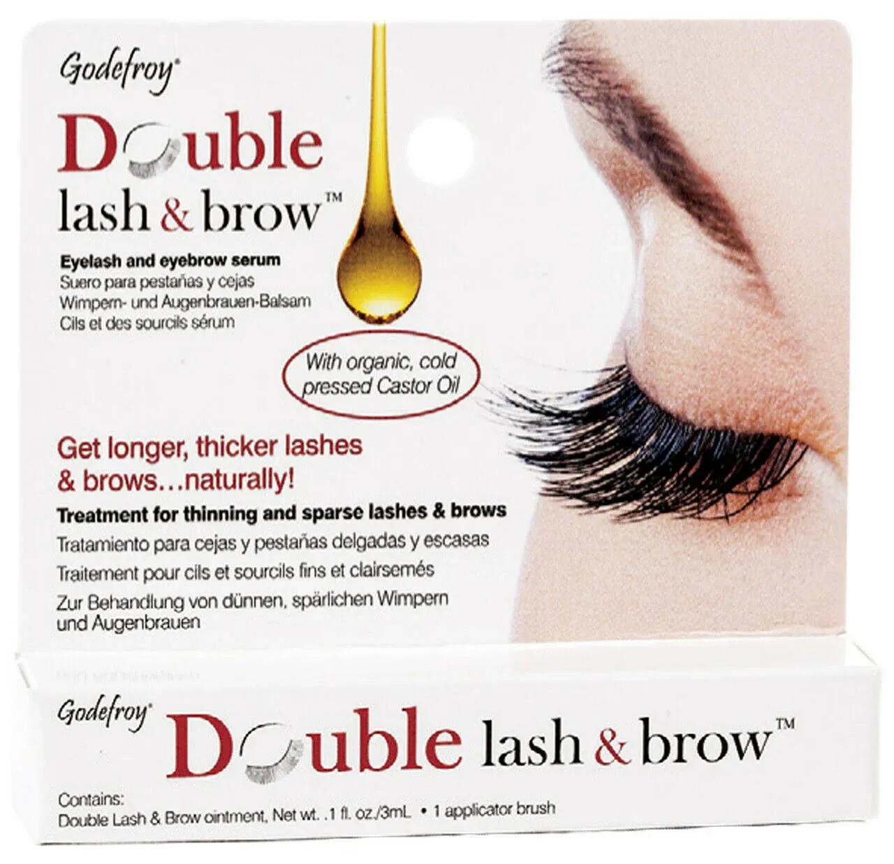 Godefroy Double Lash & Brow Eyelash and Eyebrow Serum