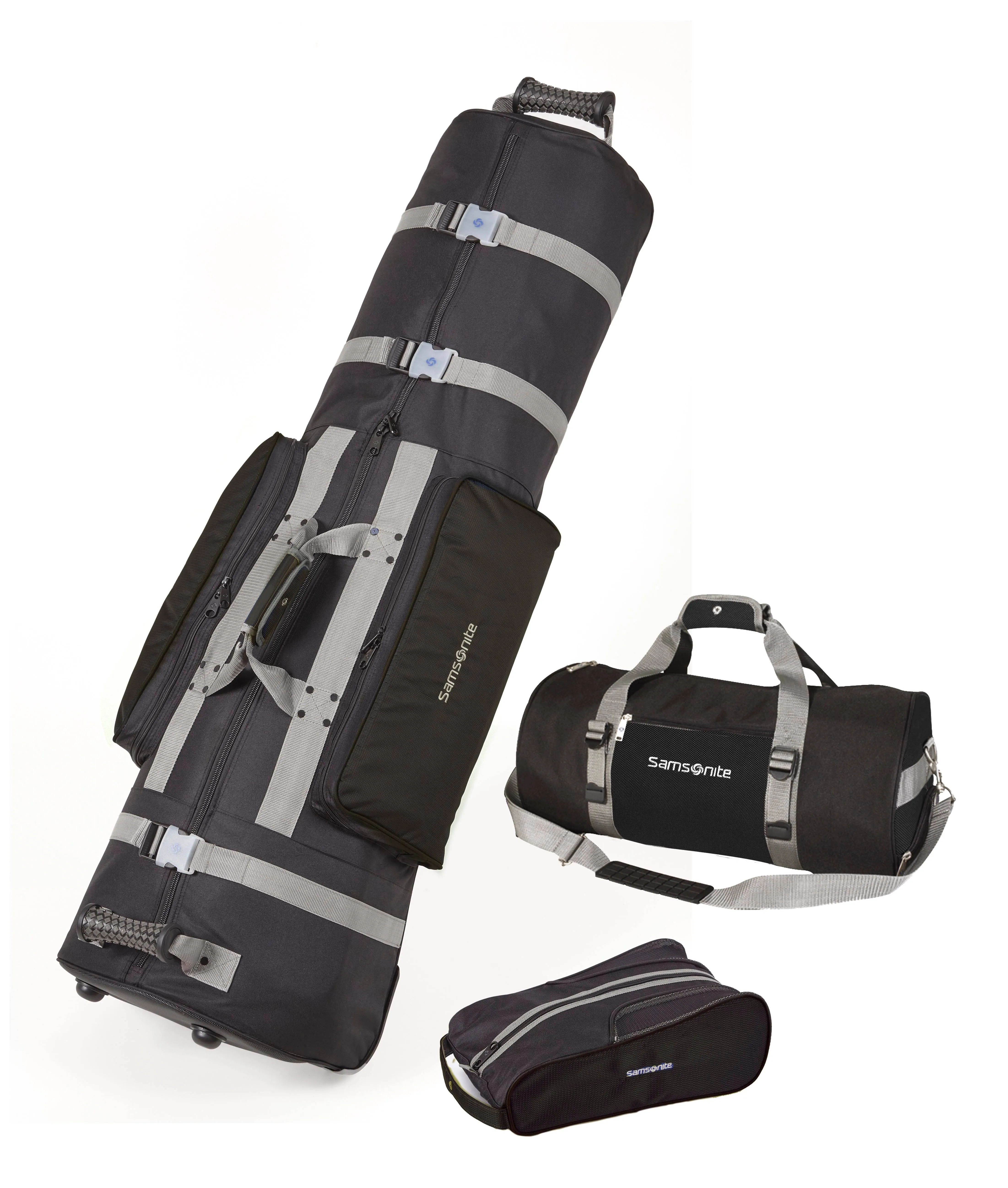 NEW Samsonite Golf 3 Piece Set Travel Cover / Shoe Bag / Duffel - Pick the Color