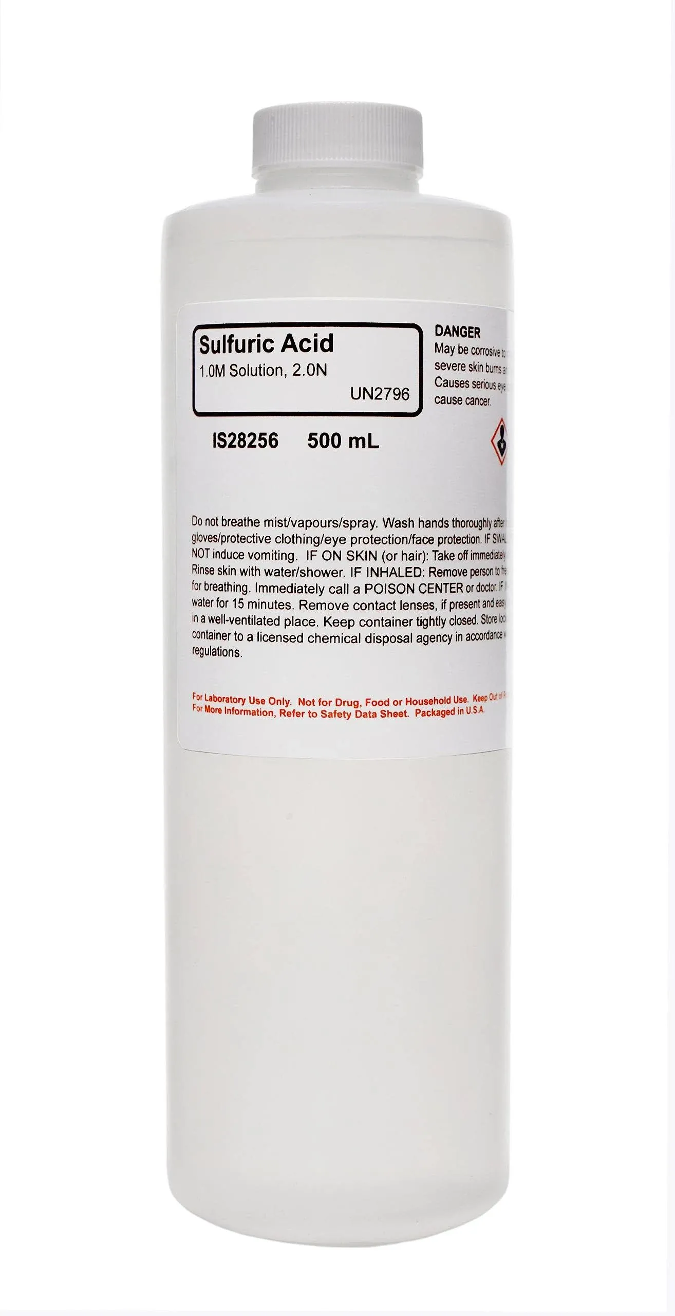 Sulfuric Acid Solution, 1.0m, 500ml - The Curated Chemical Collection