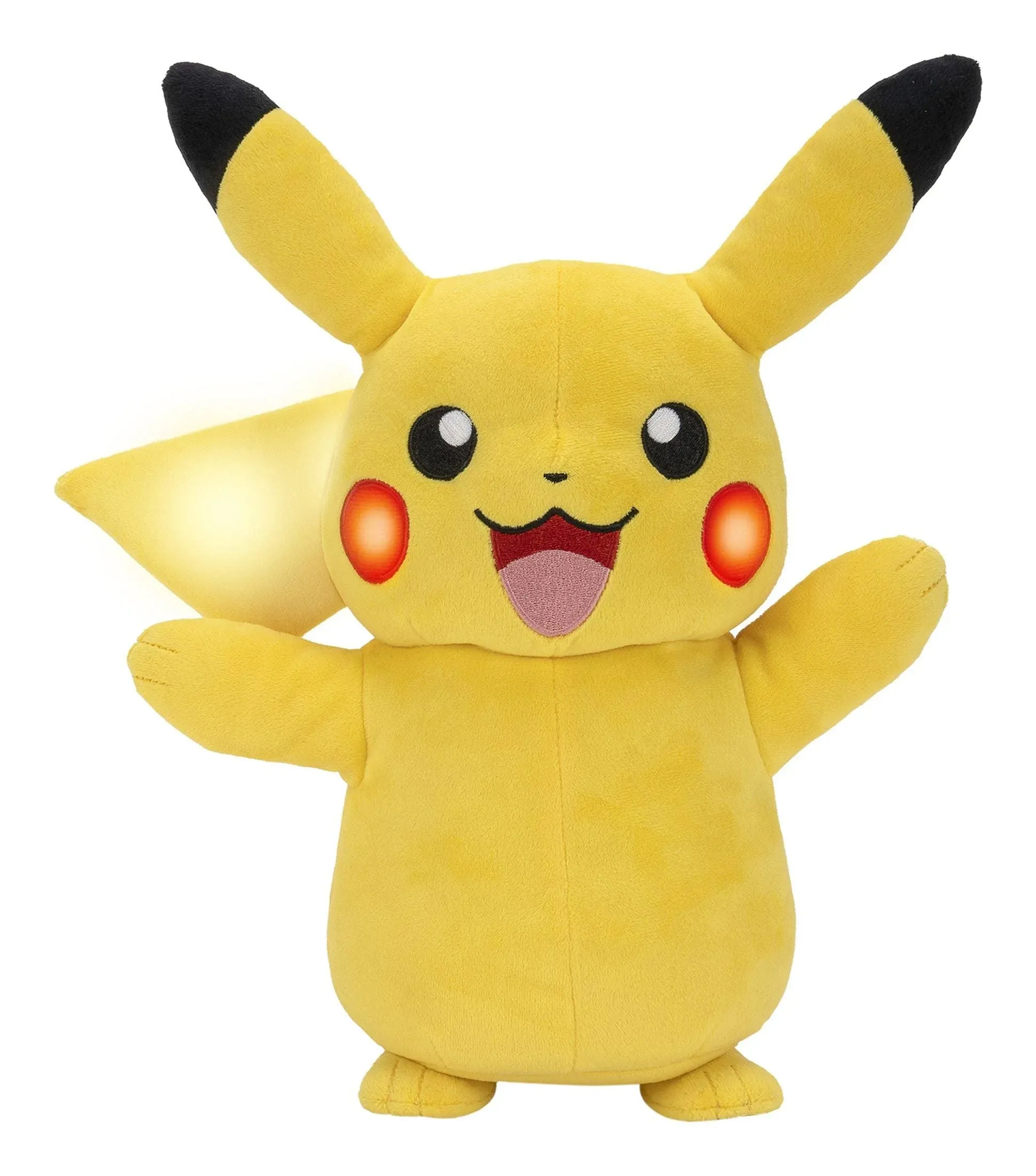 Pokemon Peluche Pikachu Electric Luz Sonido Y Movimientos