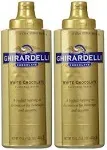 Ghirardelli White Chocolate Sauce 16 oz Squeeze Bottle (Pack of 2)