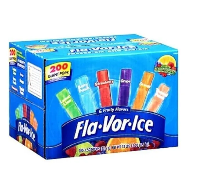 Fla-Vor-Ice Plus Giant Pops