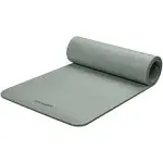 Retrospec Solana Yoga Mat 1/2" Thick w/Nylon Strap for Men & Women - Non Slip Excercise Mat for Yoga, Pilates, Stretching, Floor & Fitness Workouts