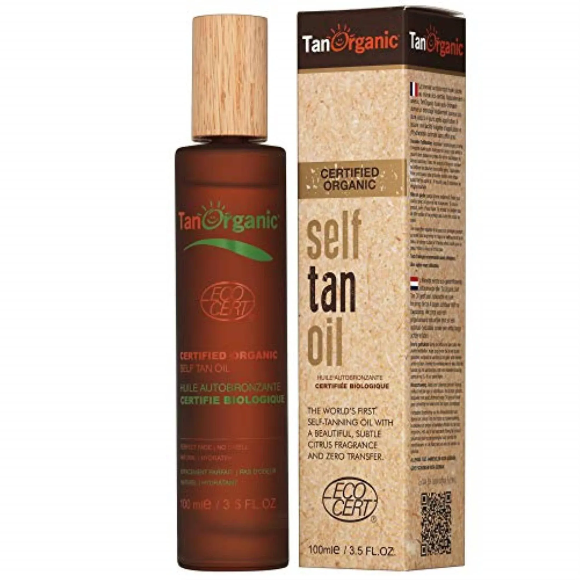 Self Tanning Oil Fake Tan Certified Organic Natural Vegan 100ml