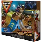 Monster Jam, Official Champ Ramp Freestyle Playset Featuring Exclusive 1:64 Scale Die-Cast Son-uva Digger Monster Truck