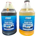 Fiberglass Supply Depot 4 lb. Density Expanding Pour Foam, 2 Part Polyurethane Closed Cell Liquid Foam for Boat and Dock Flotation, Soundproofing,