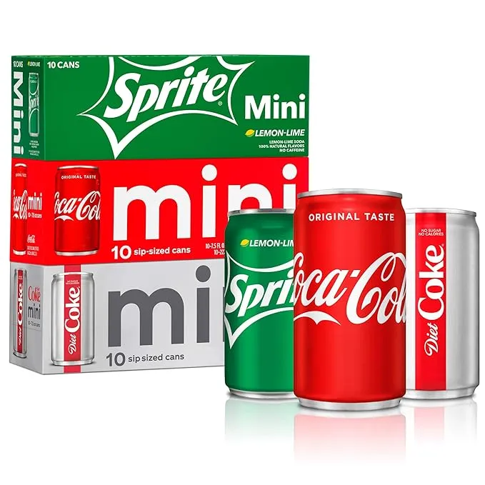 Coca-Cola Mini Can Variety Pack 7.5 Fl Oz Pack of 30