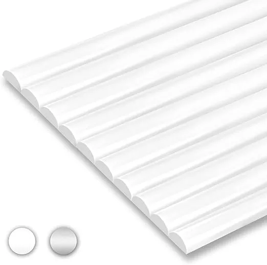 Art3d 10 Ft Peel and Stick Trim for Backsplash Tile Edge, Self-Adhesive Liner for Corner Decor in Stainless Steel