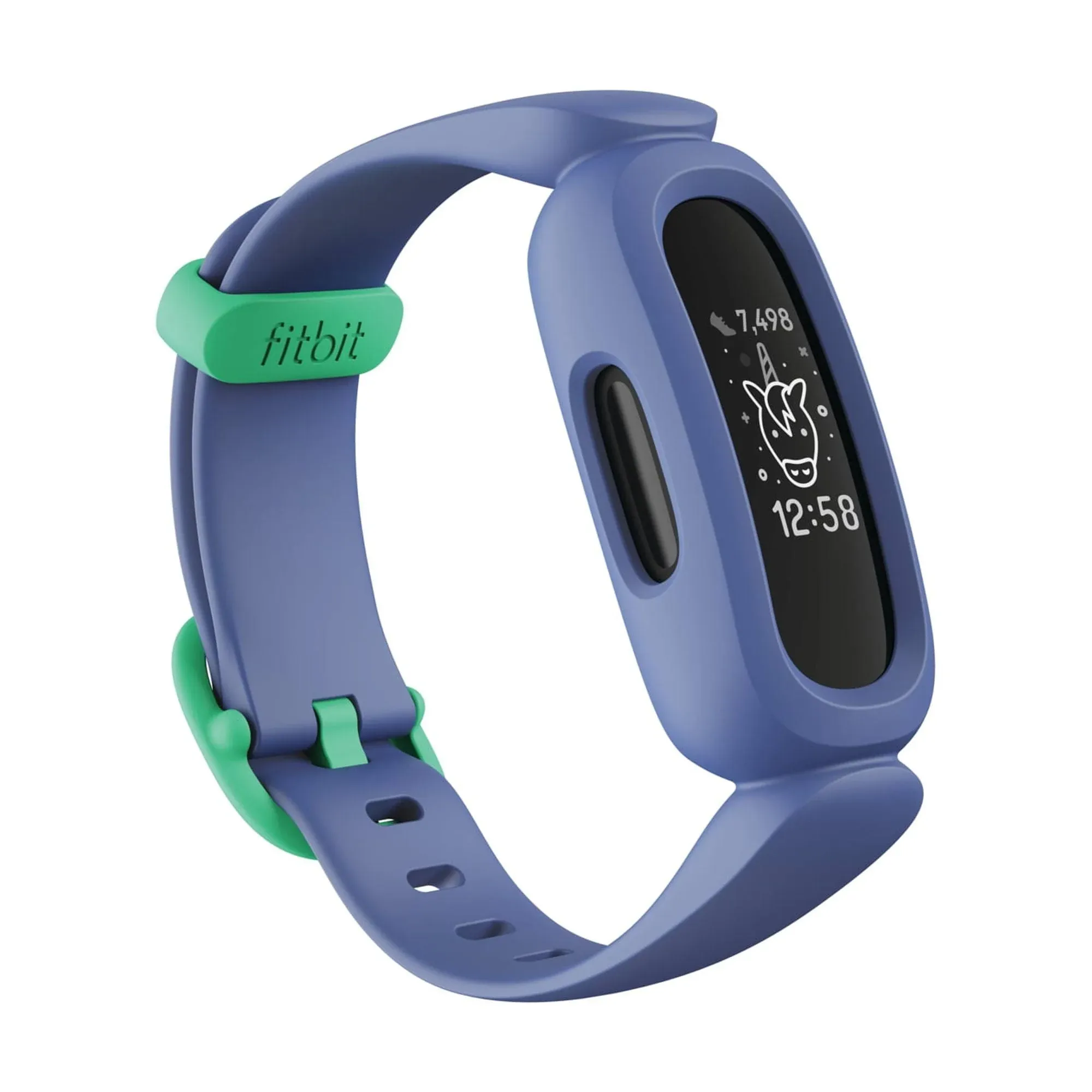 Bracelet d'activité Fitbit Ace 3 pour enfants de 6 ans et plus, bleu astro vert, taille unique