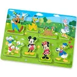 Melissa &amp; Doug Disney Mickey Mouse Wooden Chunky Puzzle (8 Pcs) - Disney 