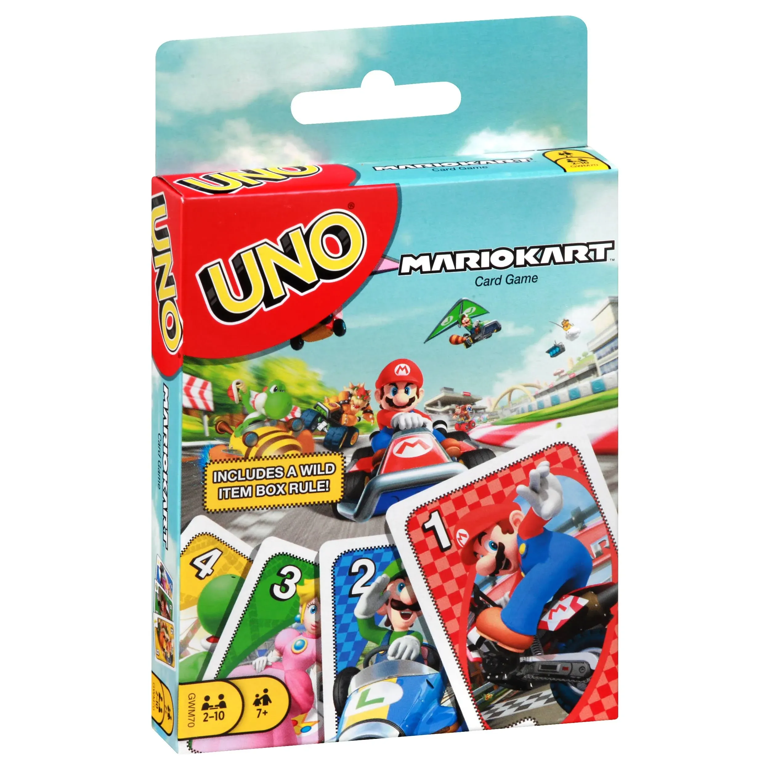 UNO Mario Kart Card Game for Kids, Adults and Game Night with Special Rule for 2-10 Players