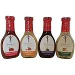 Inspired Candy Skinnygirl Low Carb, Fat Free, Sugar Free, Salad Dressing Bundle: Variety Pack of 4 x 8oz Bottles: One Balsamic Vinaigrette, One Poppy