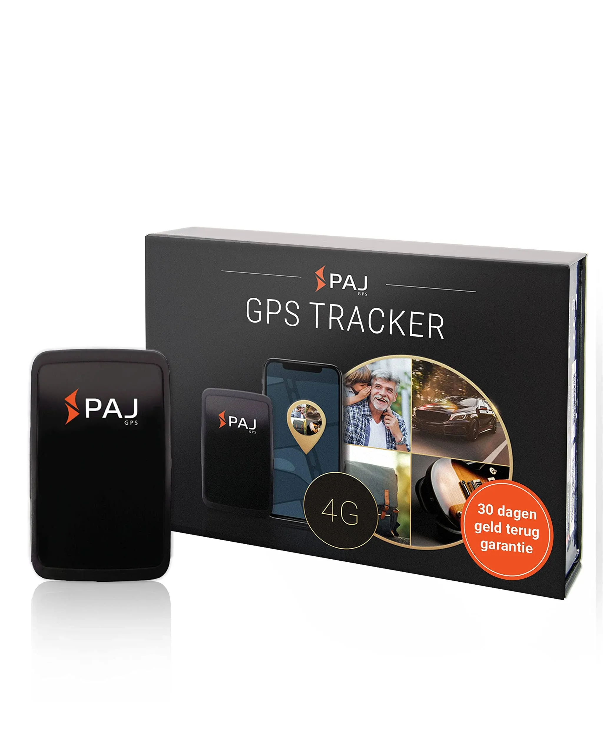 Paj GPS Allround Finder 4G GPS Tracker -Cars, Vehicles, etc. Up to 40 Days