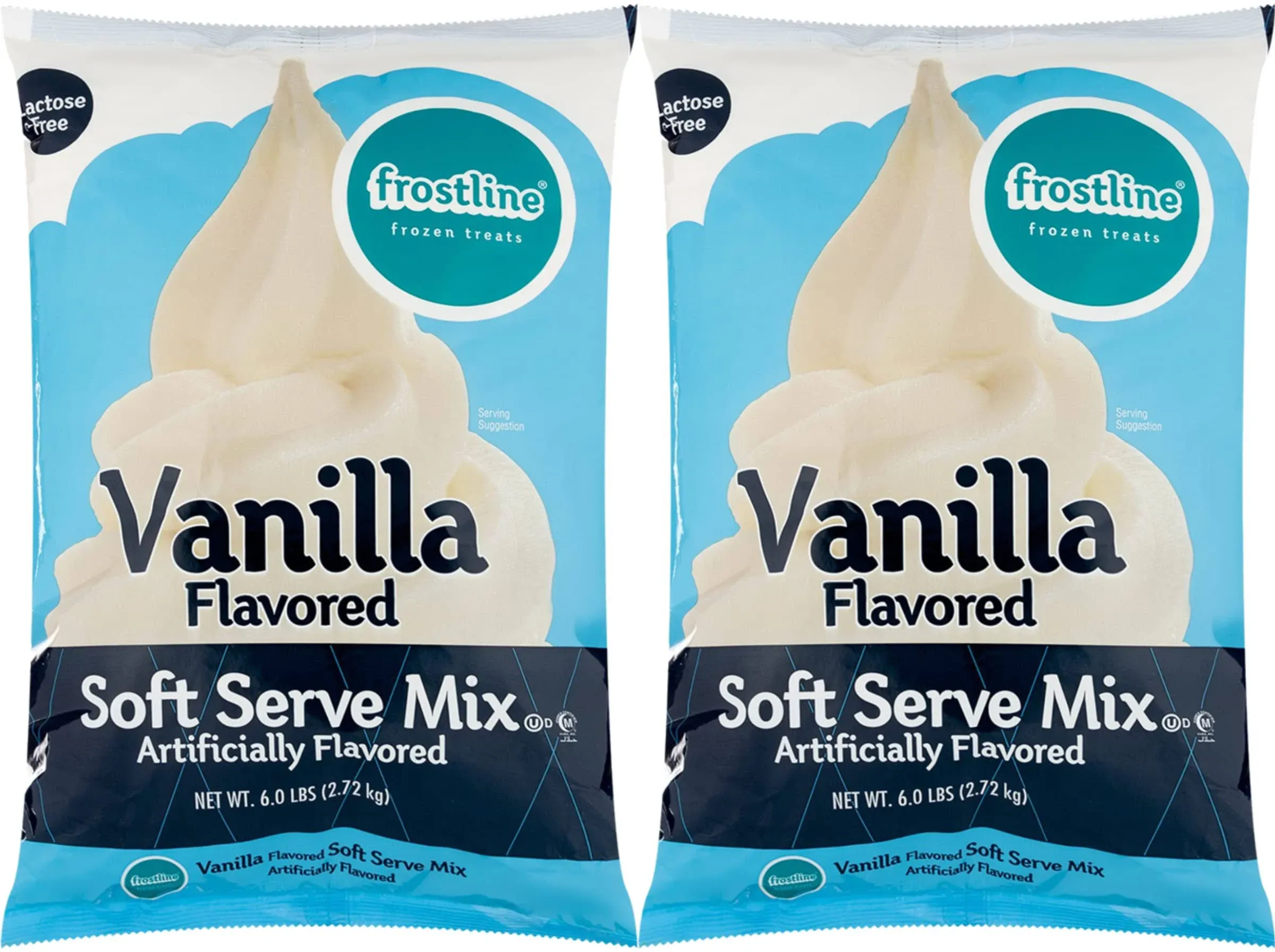 Vanilla Soft Serve Ice Cream Mix Large 6 Pound Bag (2 Bags)