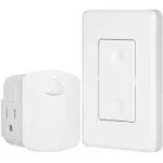 DEWENWILS Wireless Light Switch Remote Control Outlet, Power Wall... 