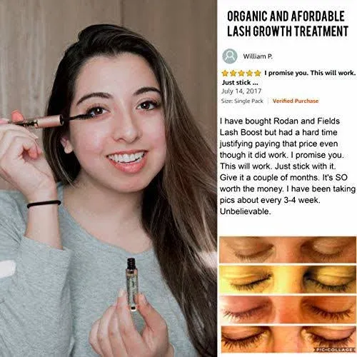 Castor Oil for Eyelash, Eyebrows, Hair Growth Treatment