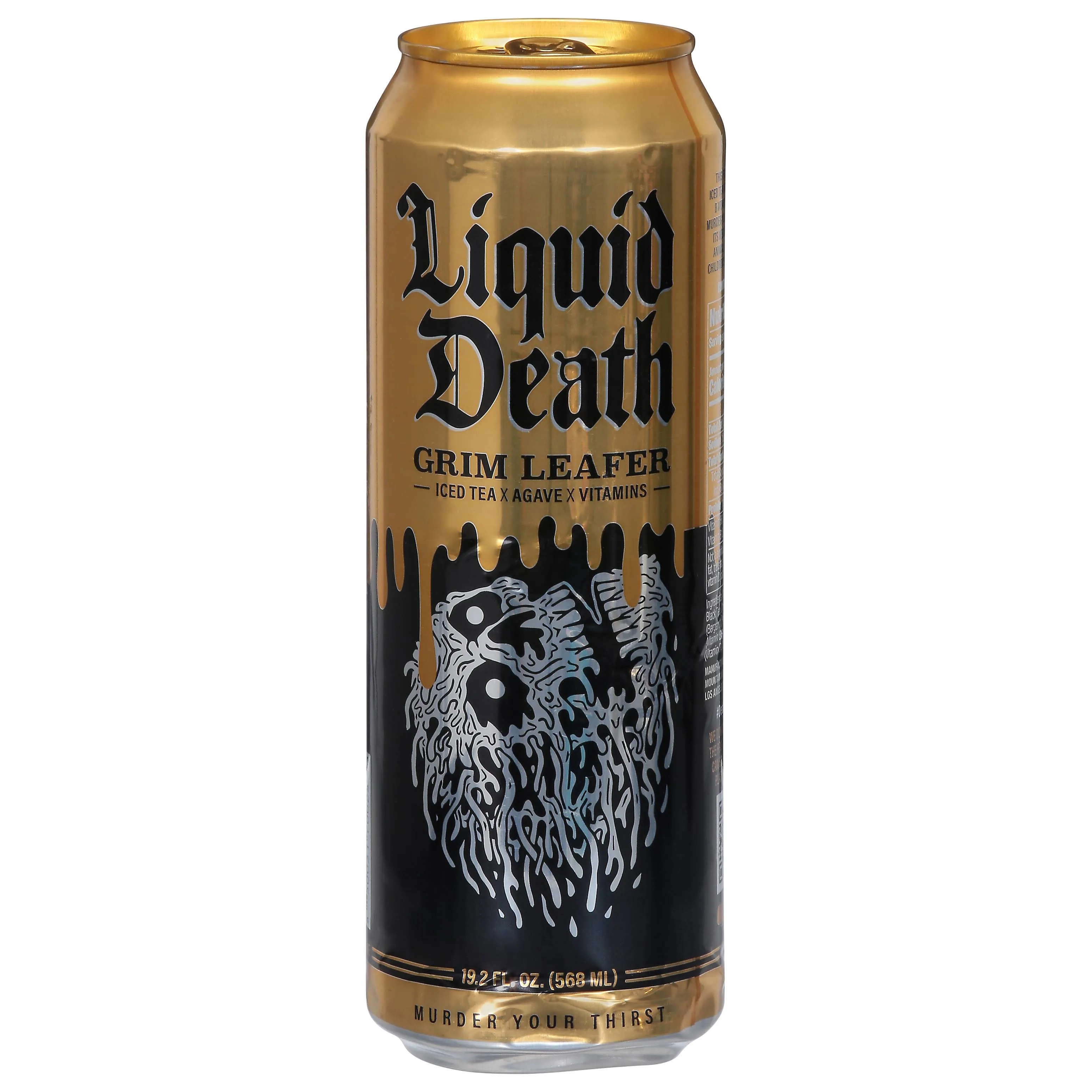 Liquid Death Grim Leafer Iced Tea 19.2 fl oz