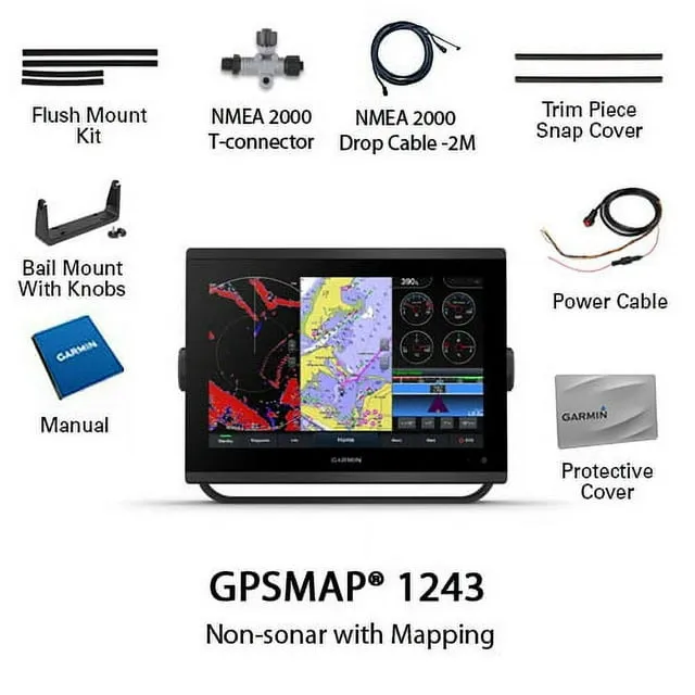 Garmin GPSMAP 1243 - Replaced By Garmin GPSMAP 1243 US and Canada GN Plus Garmin GPSMAP 1243