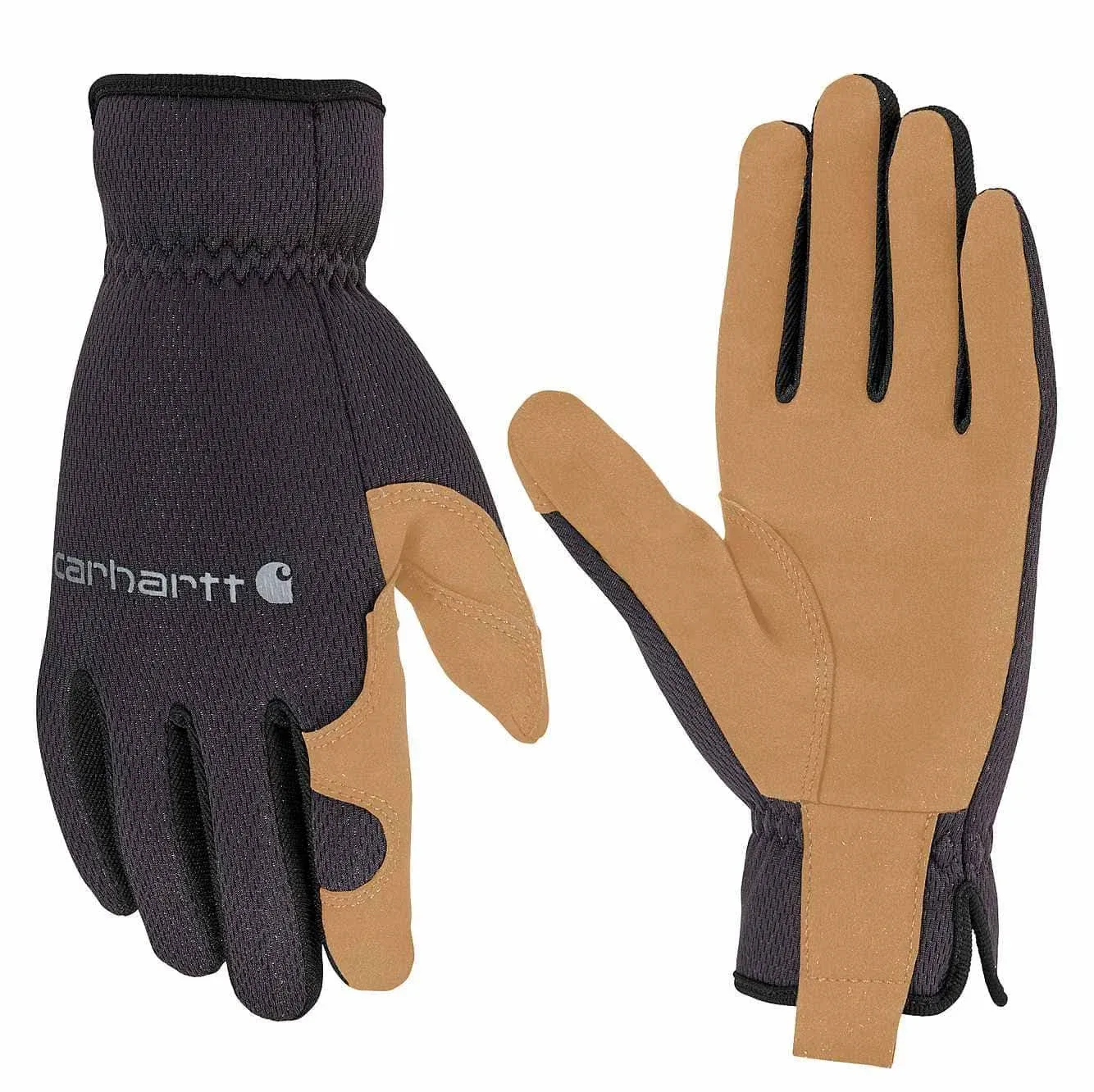 Carhartt Men's High Dexterity Open Cuff Glove | Black Barley | Small