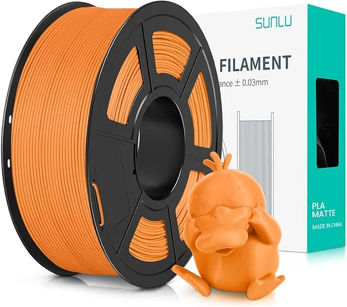 3D Printer Filament PLA Matte 1.75Mm, Neatly Wound Filament, Smooth Matte