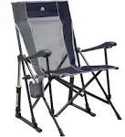 GCI Outdoor Roadtrip Rocker Collapsible Rocking Chair &amp; Outdoor Camping Chair