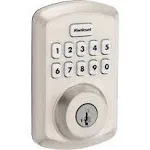 Kwikset Powerbolt 250 Keypad Satin Nickel Electronic Deadbolt Lock