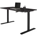 Realspace Magellan Pneumatic Sit-Stand Height-Adjusta<wbr/>ble Desk, Espresso