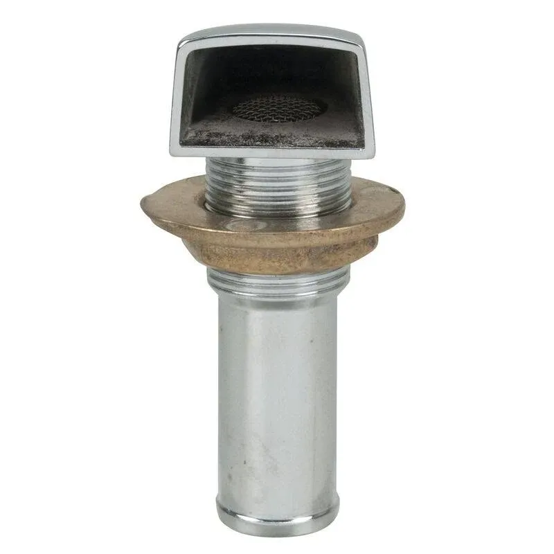 Perko 0509DP5CHR Chrome-Plated Bronze Fuel Tank Vent for 3/4" Hose