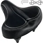 Bikeroo Oversized Comfort Bike Seat Most Comfortable Replacement Bicycle Saddle 